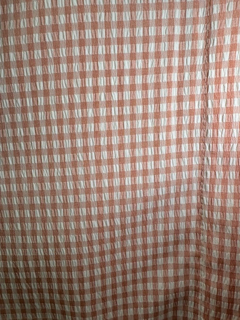 Evelyne Talman| Button Back Seersucker Top