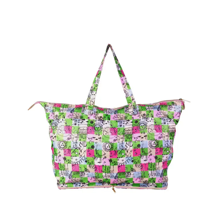 Lilly Pulitzer Packable Tote, Celebrate with Lilly Patch