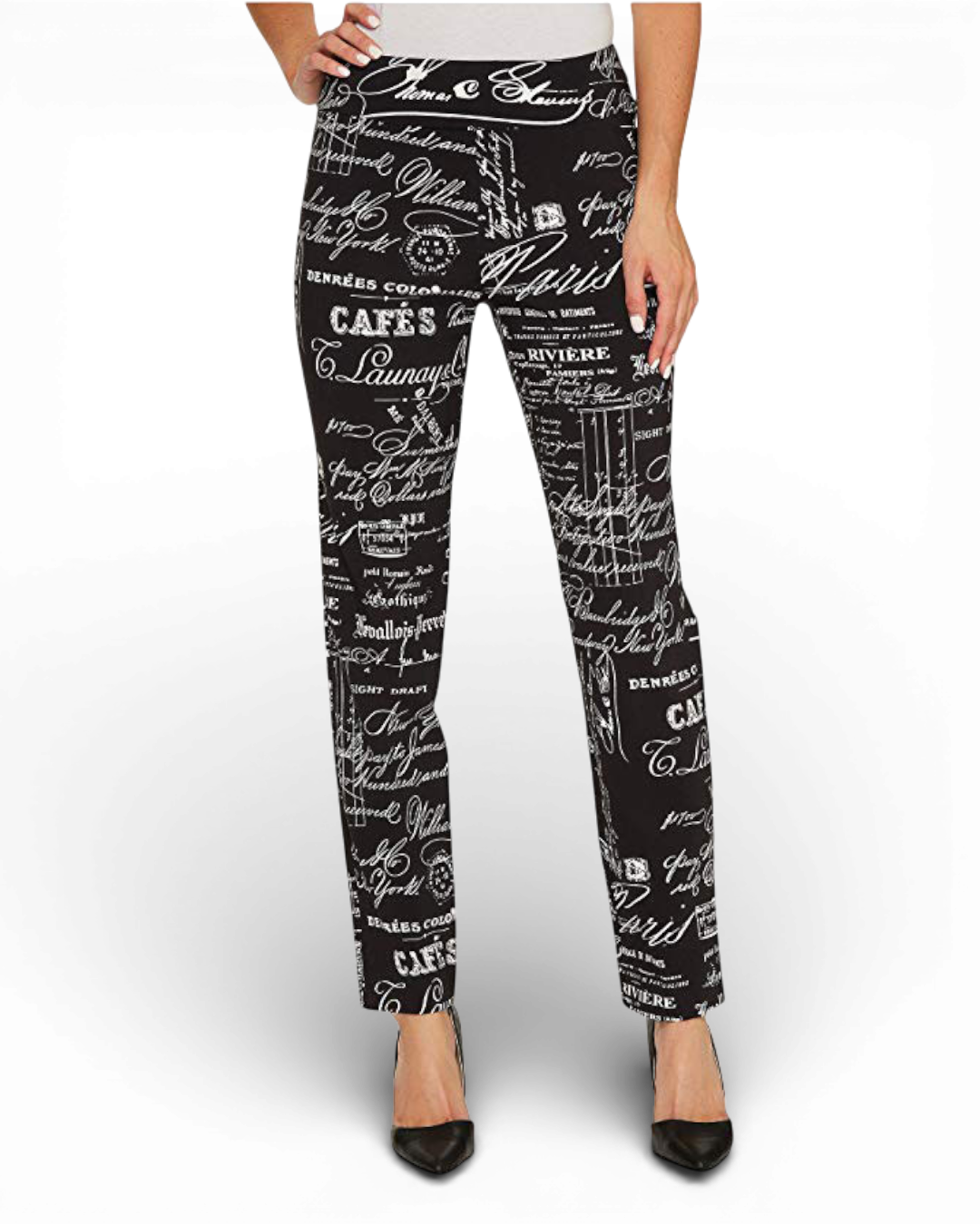 Pull on Pant Black French News