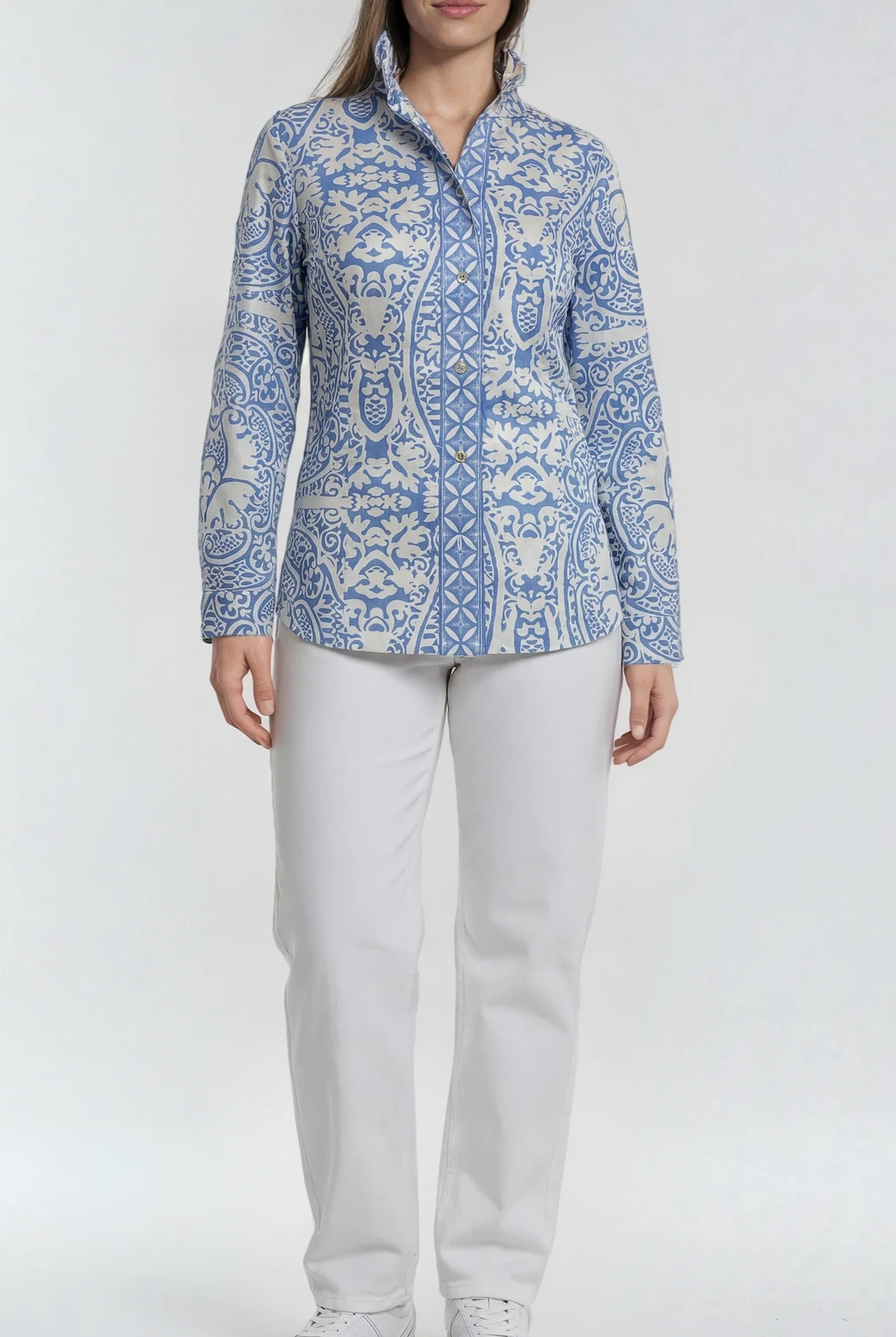 Patty Kim | Elizabeth Blouse - Periwinkle