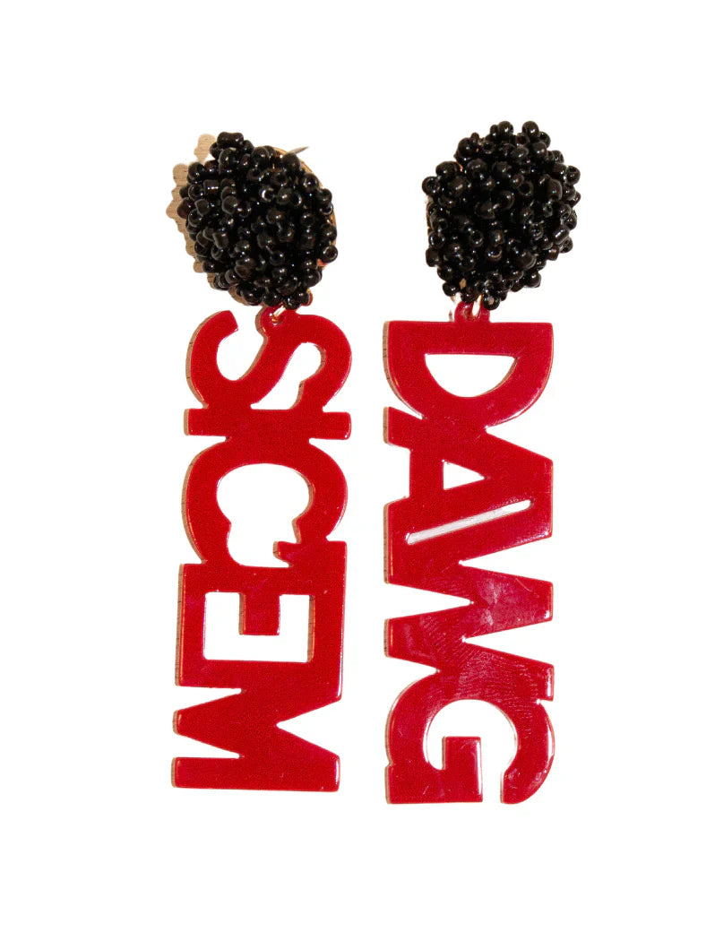 Golden Stella | Sic Em Earrings