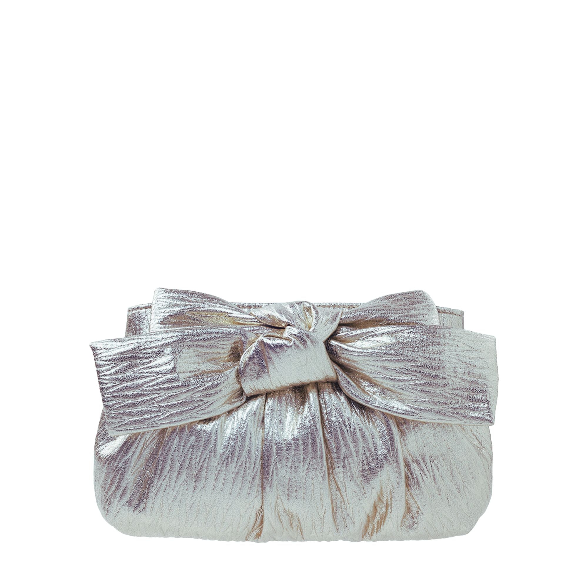 Sondra Roberts | Crinkle Clutch W Bow