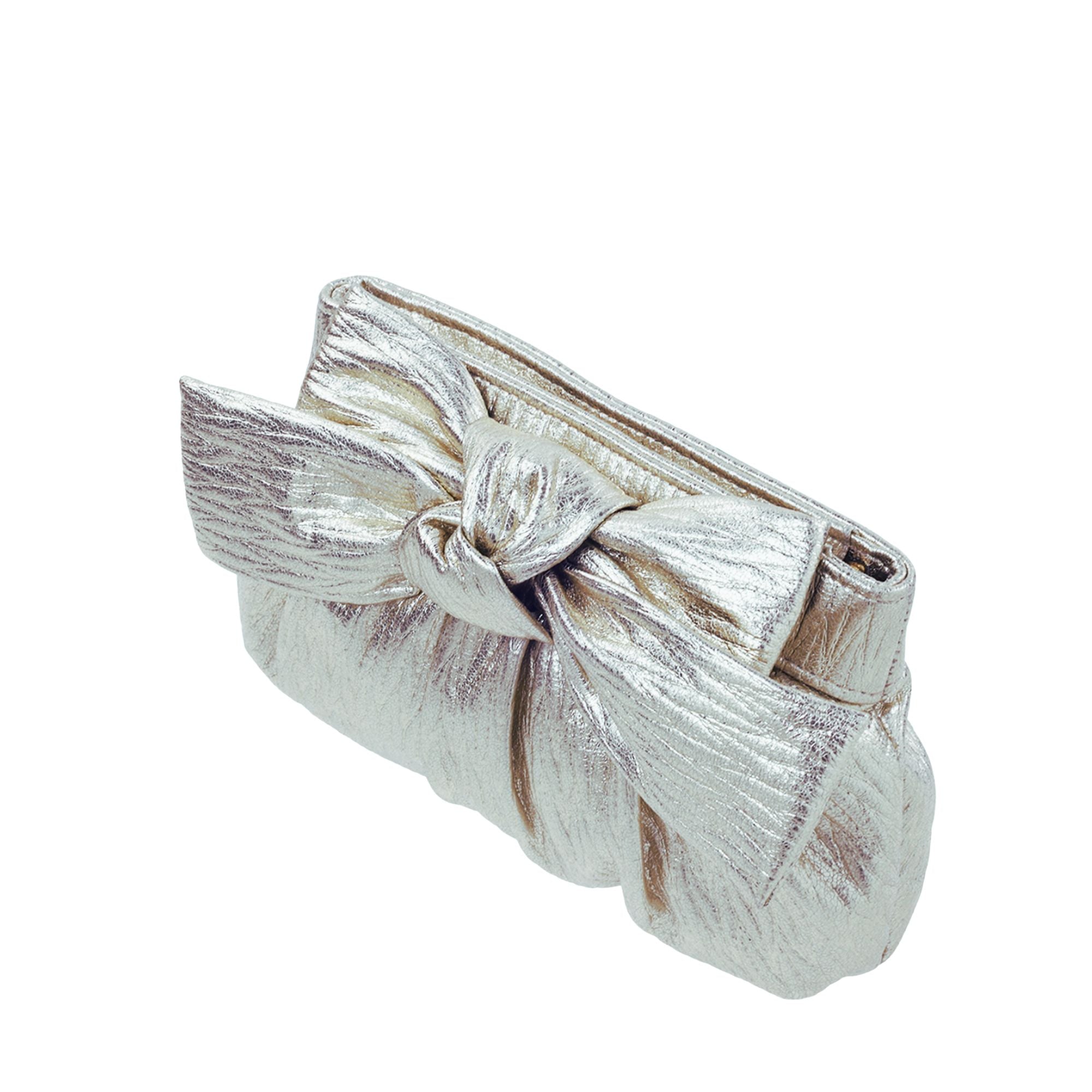 Sondra Roberts | Crinkle Clutch W Bow