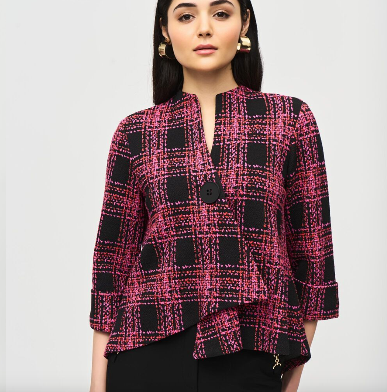 Joseph Ribkoff | Assymetrical Jacket | Joseph Ribkoff | Cloister Collection Designer Fashion