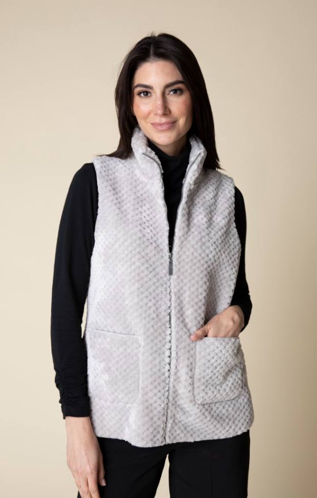 Habitat | Sherpa Zip Patch Pocket Vest | Habitat | Cloister Collection Designer Fashion