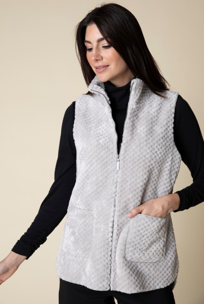 Habitat | Sherpa Zip Patch Pocket Vest | Habitat | Cloister Collection Designer Fashion