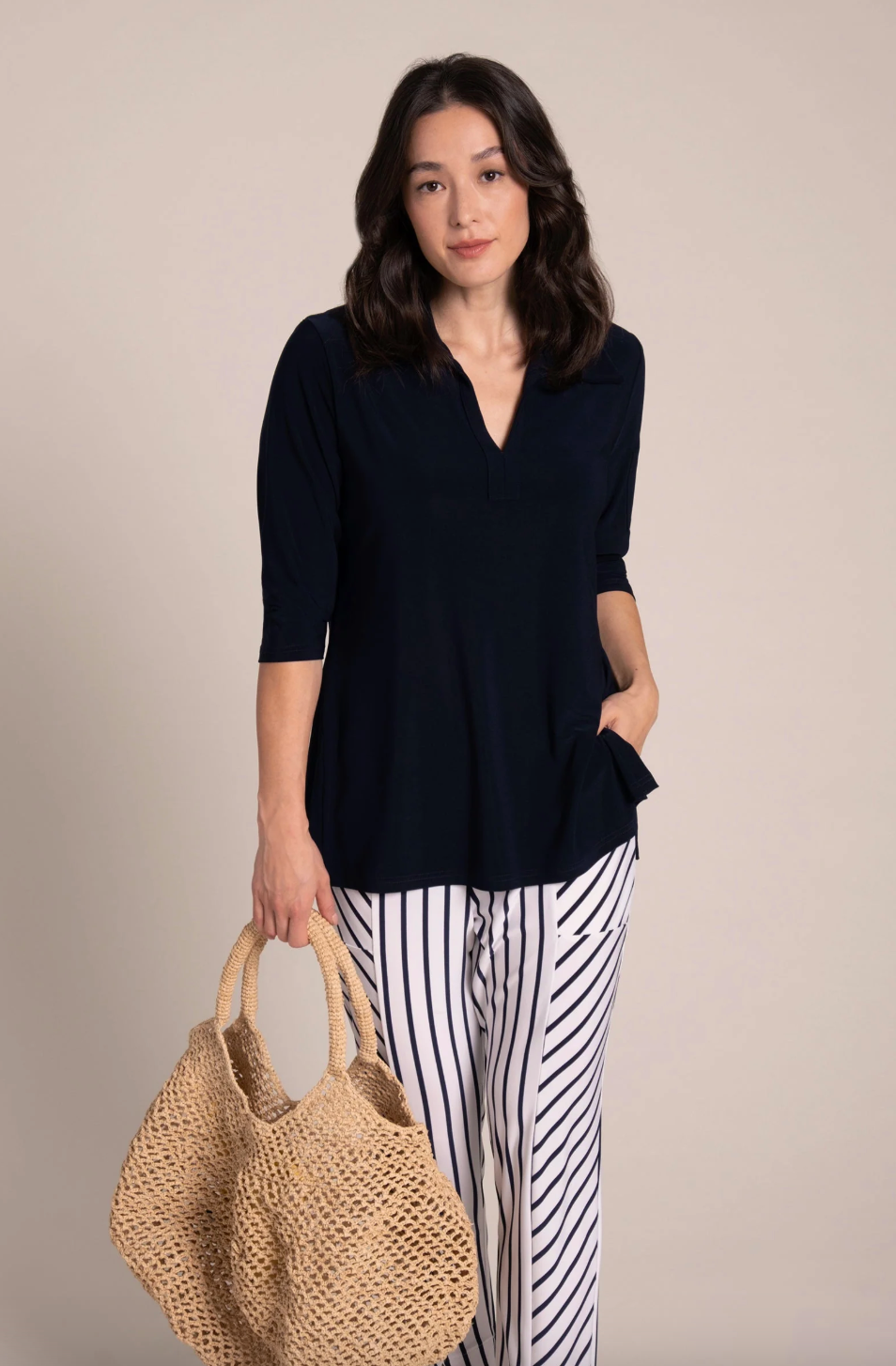 Sympli | Weekender Top - Black - Evelyne Talman
