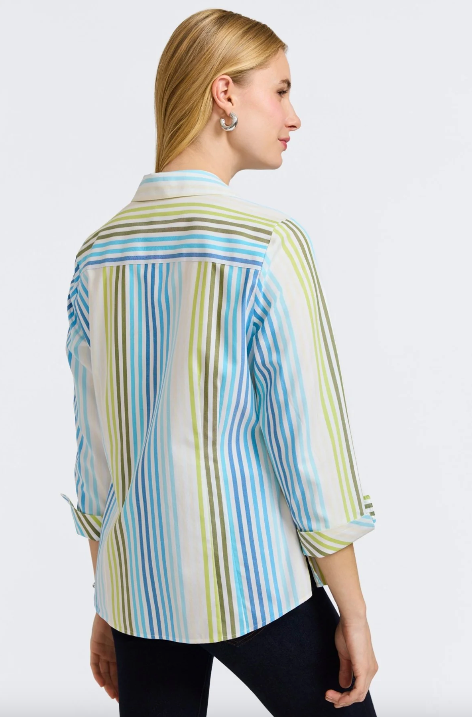 Foxcroft | Taylor Pinpoint Stripe