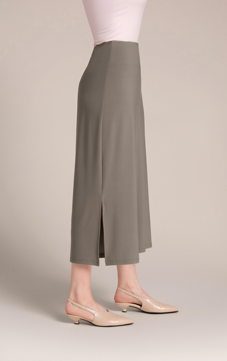 Sympli | Side Slit Wide Capri