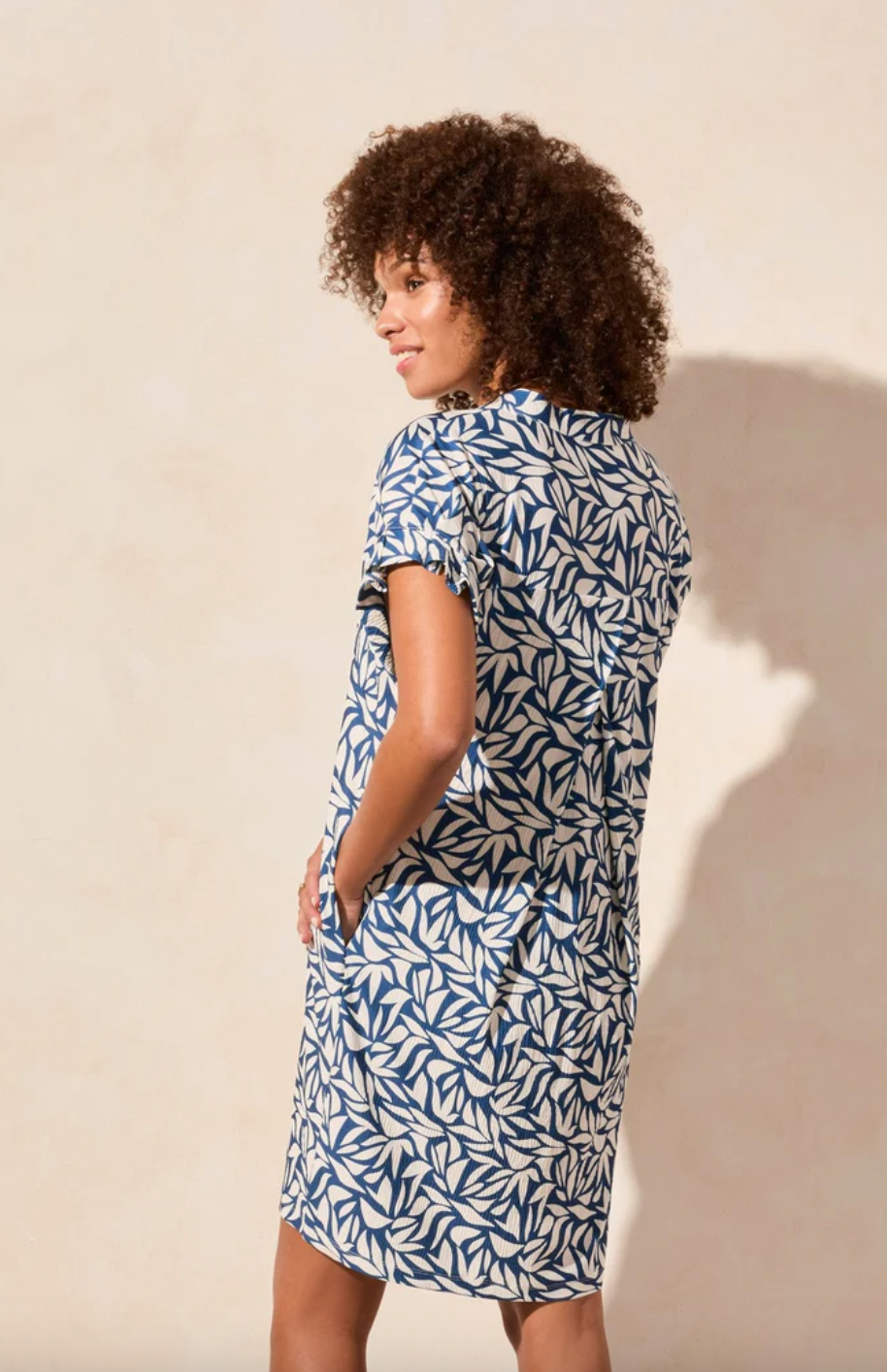 Tribal | Knit Dress W/ Slv Dtl