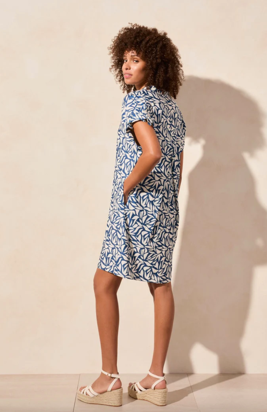 Tribal | Knit Dress W/ Slv Dtl