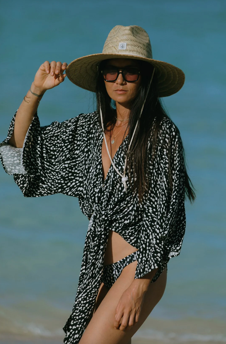 Tribal | Kimono Top W/frt Tie