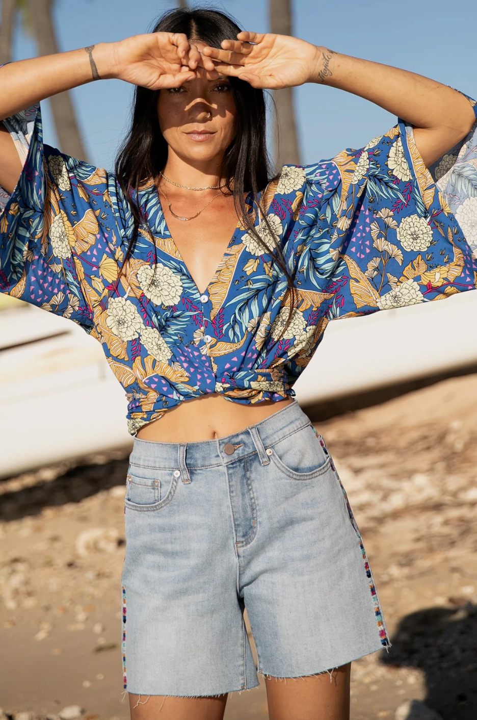 Tribal | Brooke Girlfriend Short W/side