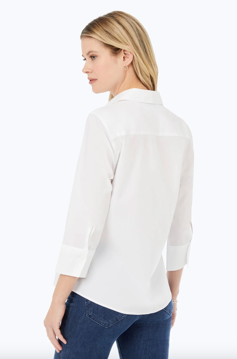 Foxcroft | Mary Solid Top White