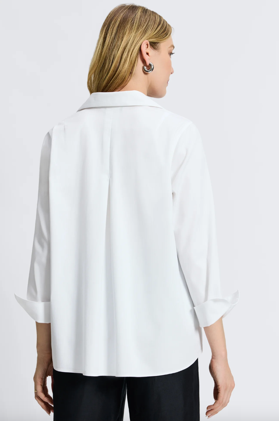 Foxcroft | Anges Sleeve Shirt White