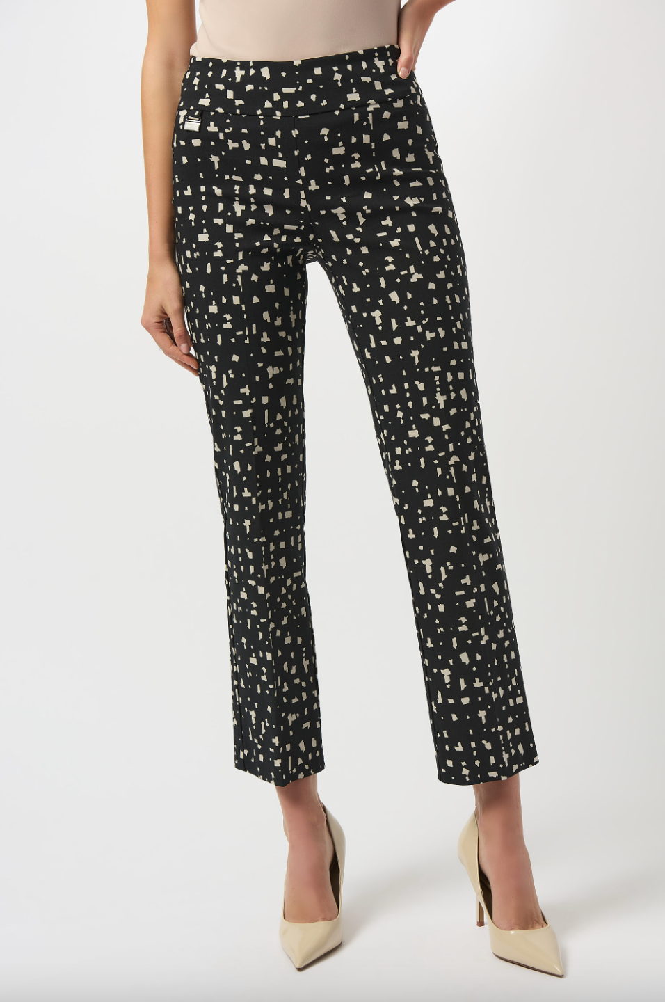 Joseph Ribkoff | Abstract Straight Pull-on Pant