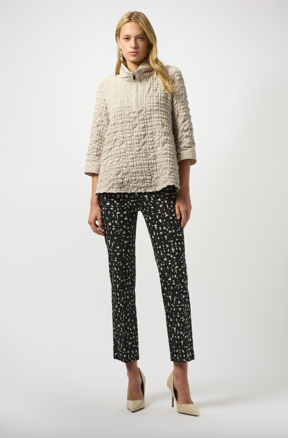 Joseph Ribkoff | Abstract Straight Pull-on Pant