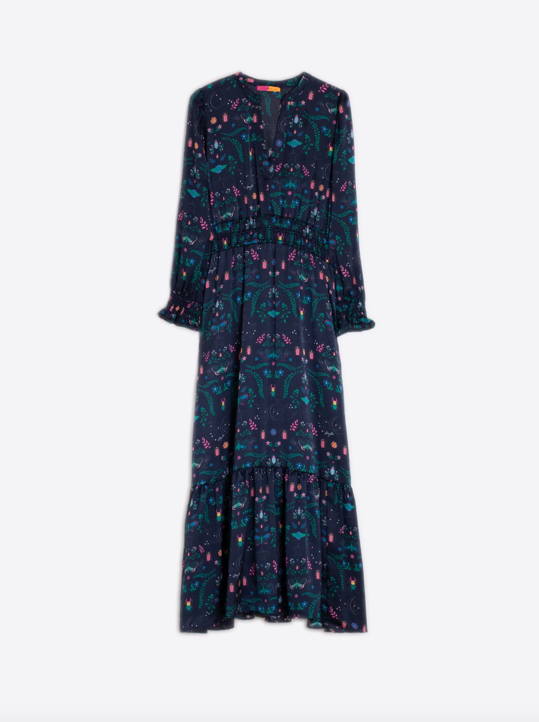 Vilagallo | Navy Print Insects Top