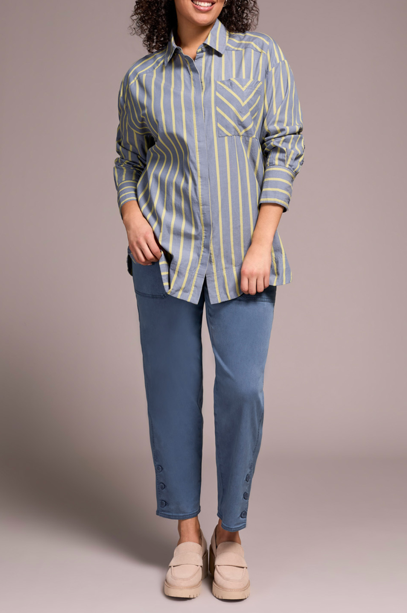 Tribal | Fly Frt Ankle Pant W/ Btn Vent