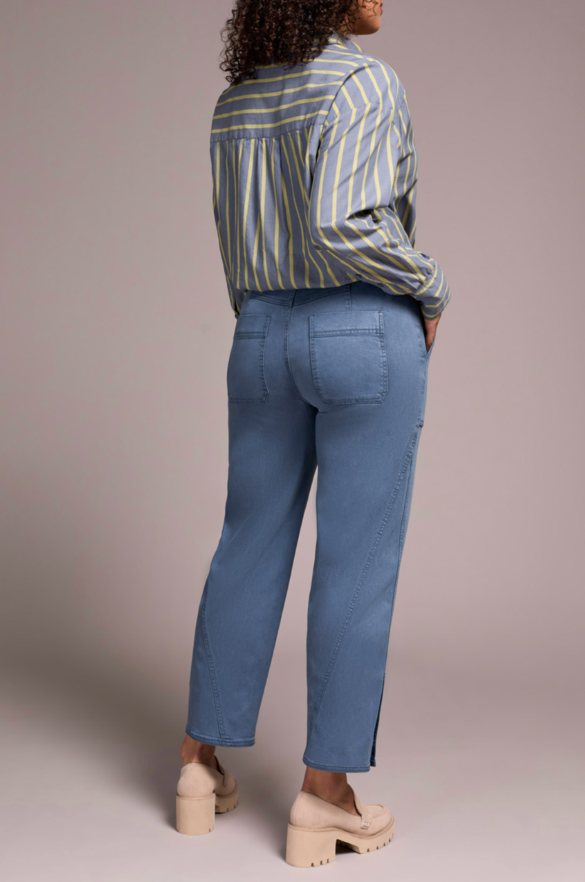 Tribal | Fly Frt Ankle Pant W/ Btn Vent