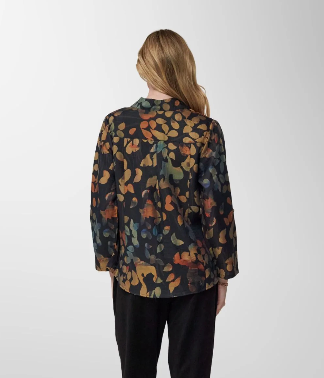 Too Fan | Leaf Print Top