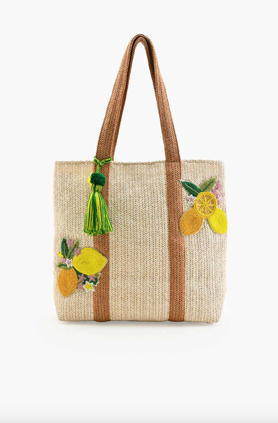 America&beyond | Make Lemonade Raffia Tote
