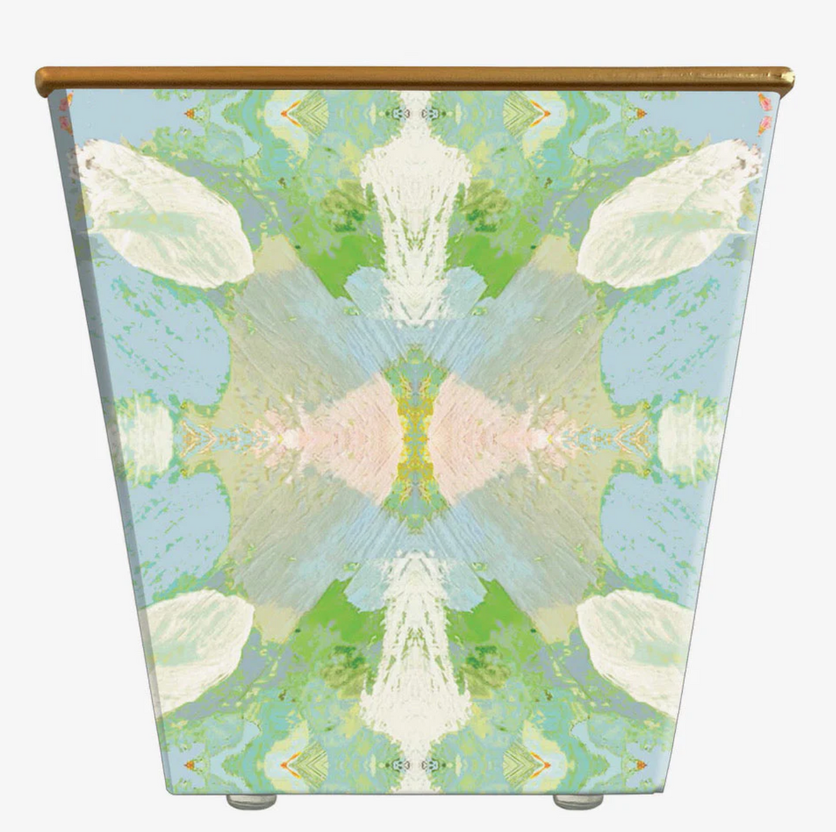 Hedge Farm Laura Park Cachepot Candle in a decorative ceramic container, ideal for household decor and ambient lighting.