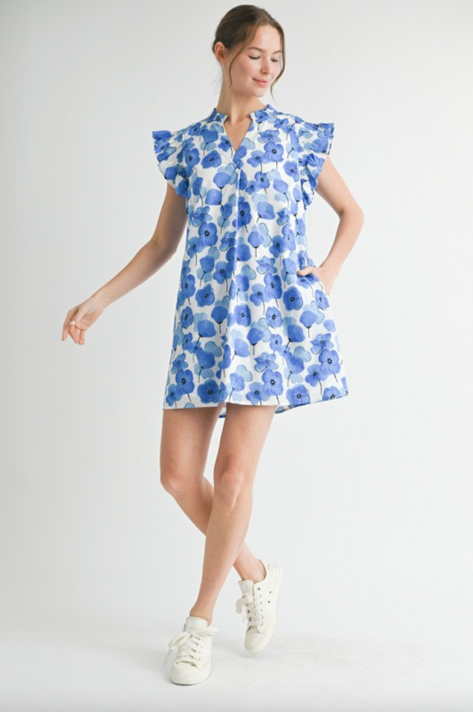 Cloister Collec | Floral Short Sleeve Dress