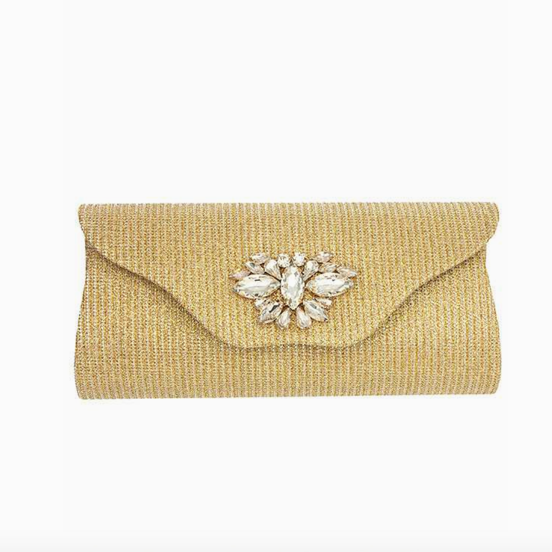 ANB FASHION crystal gem evening bag with sparkling embellishments and elegant design for formal occasions.