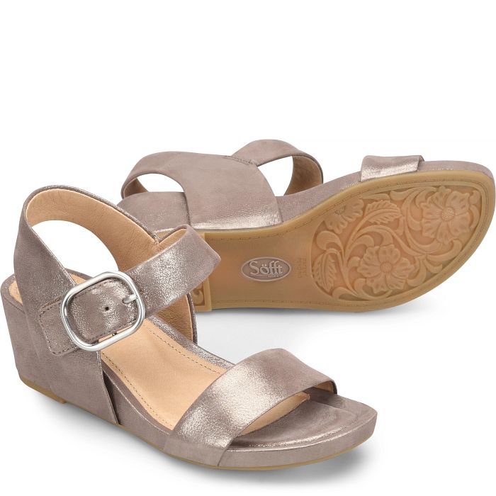 Sofft | Vaya Wedge Sandal | Sofft | Cloister Collection Designer Fashion