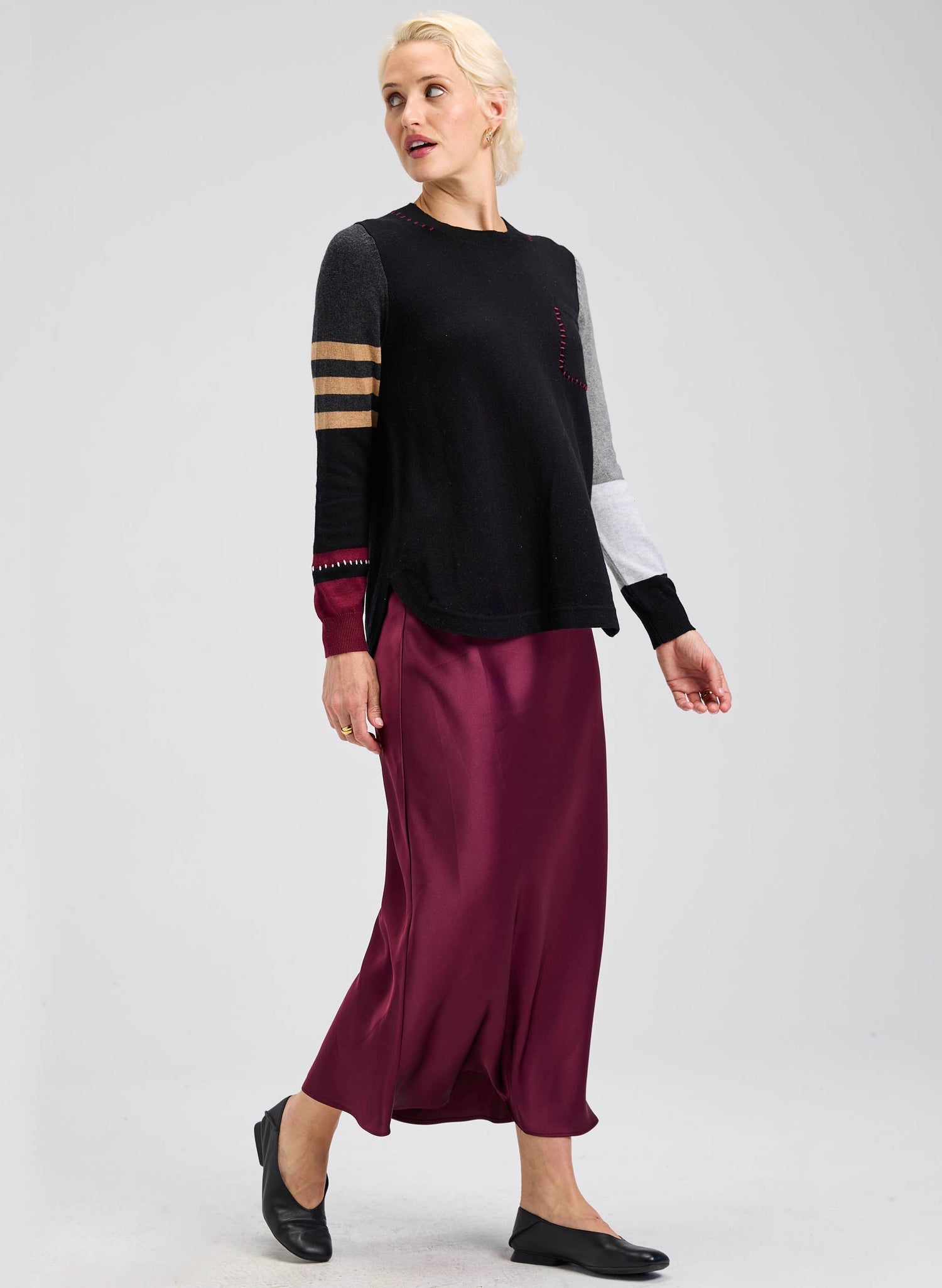 Zaket& Plover | One Pocket Whipstitch Sweater