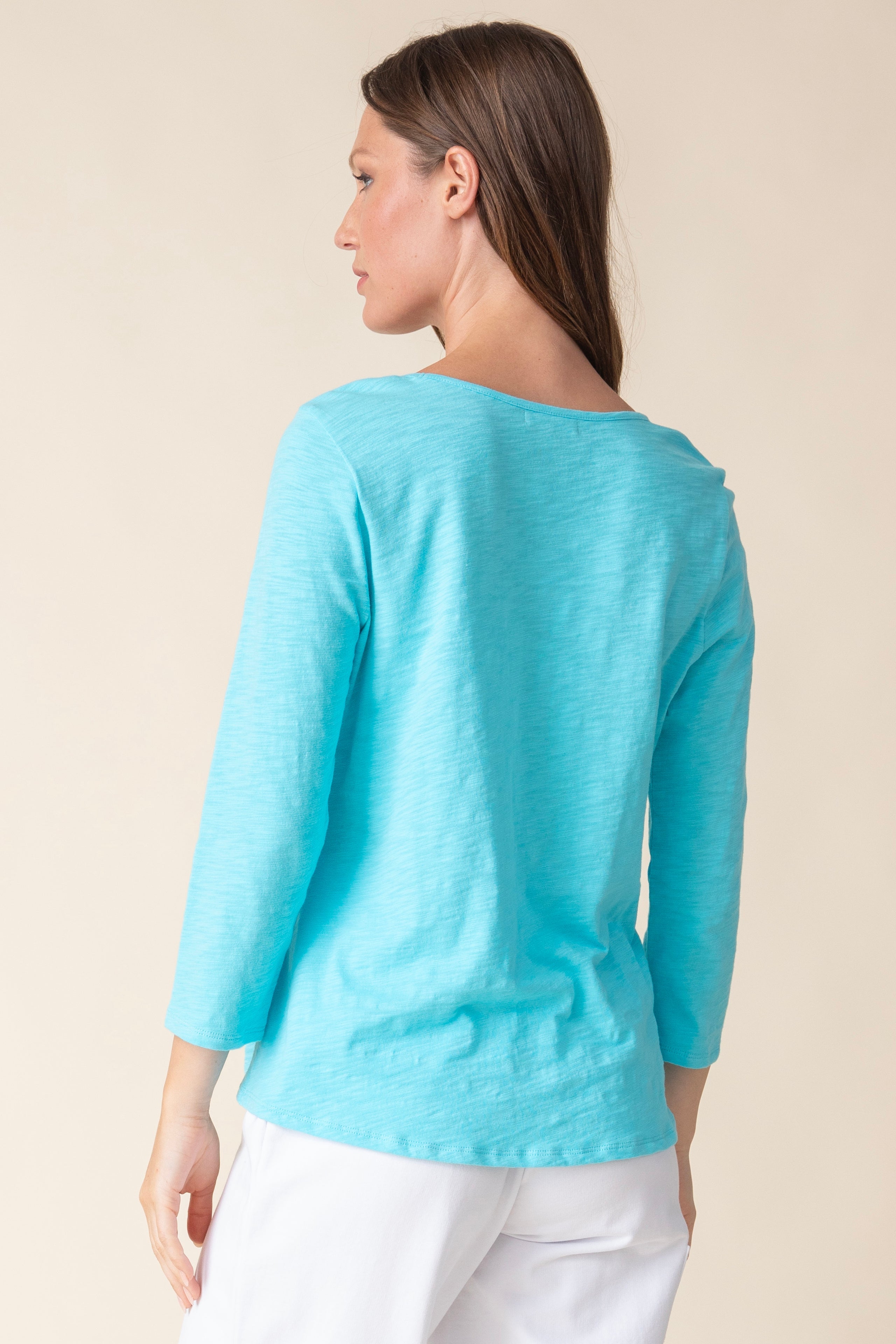 Habitat | Cotton Pebble Side Twist Tee