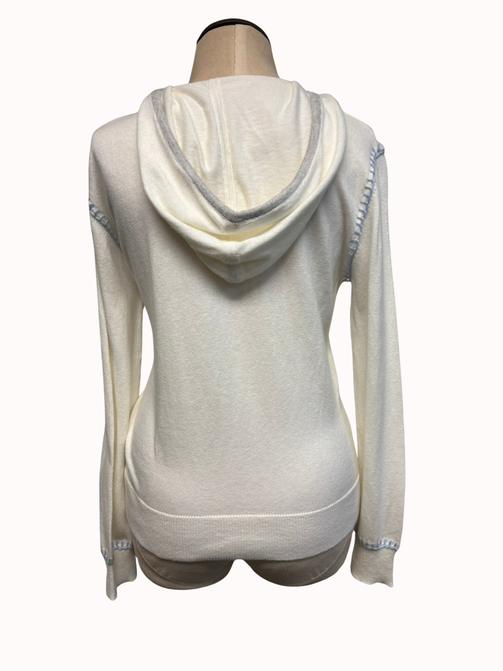 Pureamici | Zip Hoodie Stitch Detail