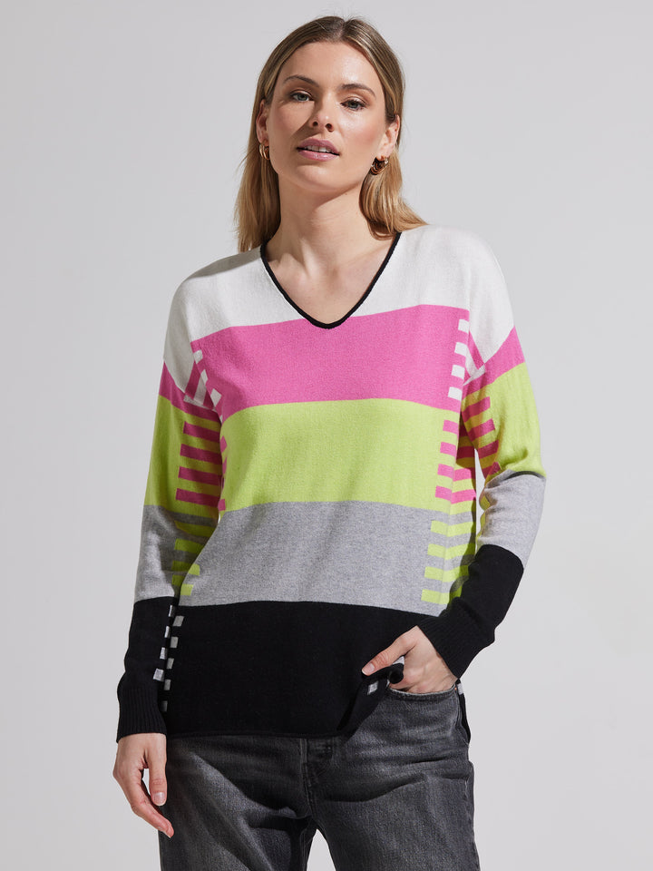 Zaket& Plover | Color Block Bright Sweater