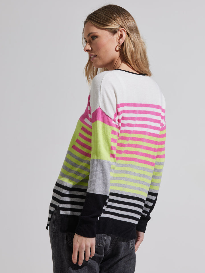Zaket& Plover | Color Block Bright Sweater