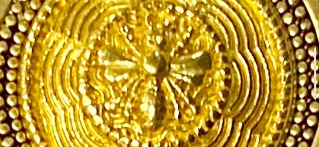 Magnebutton | Antique Bee Slvgld