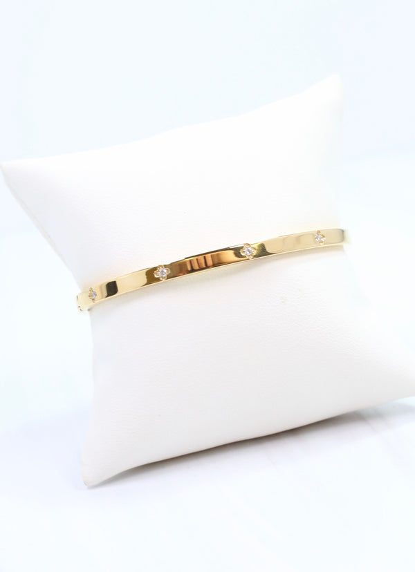 Kerry Cz Clover Bracelet