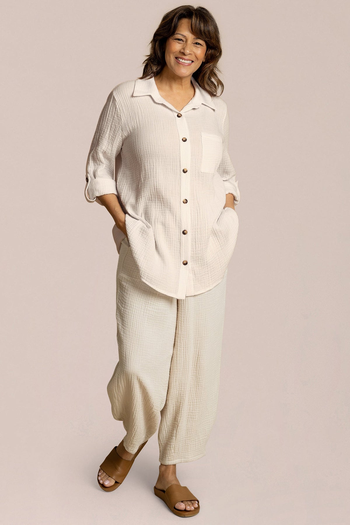 Breeze Amalfi Shirt - Sand