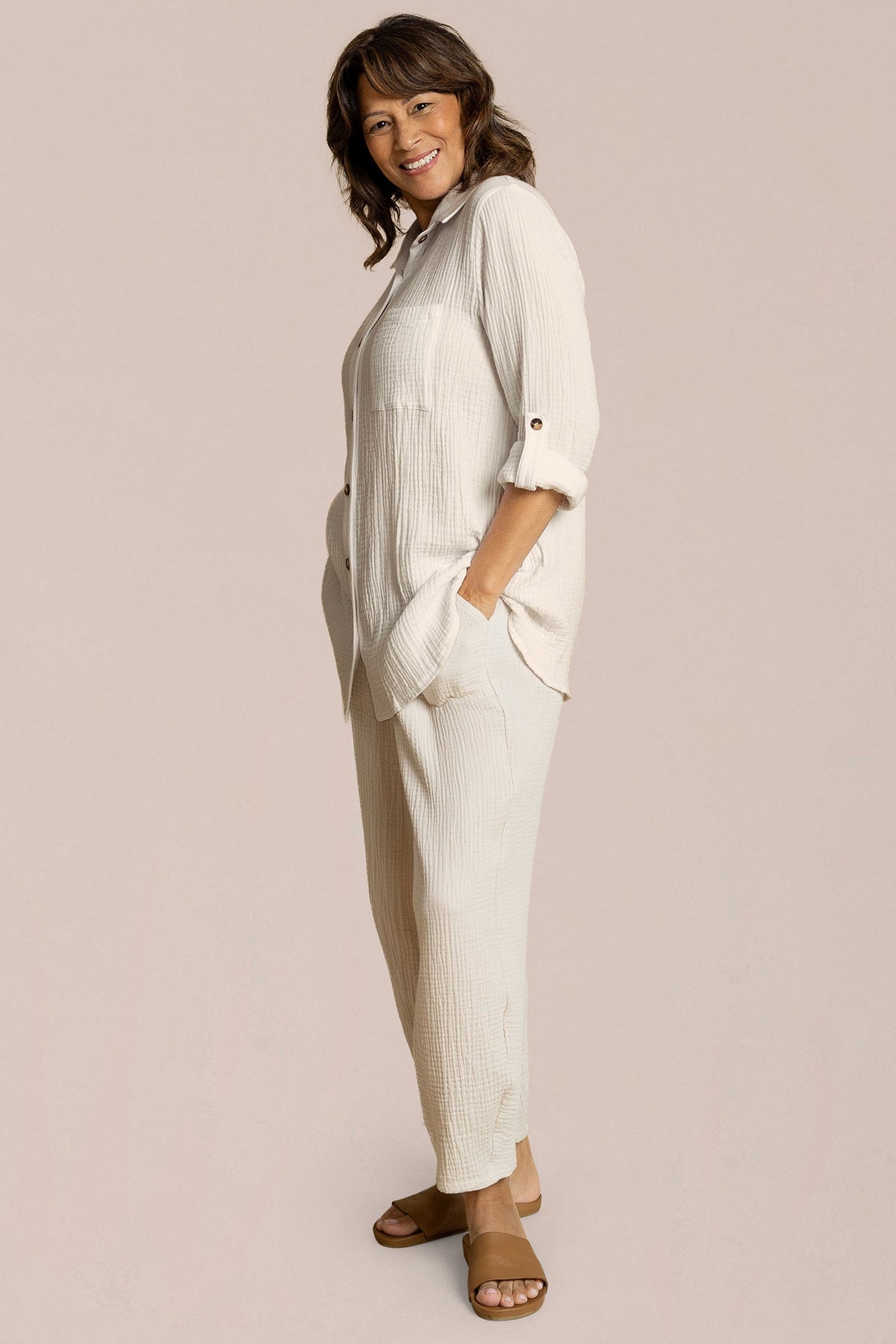 Breeze Amalfi Shirt - Sand