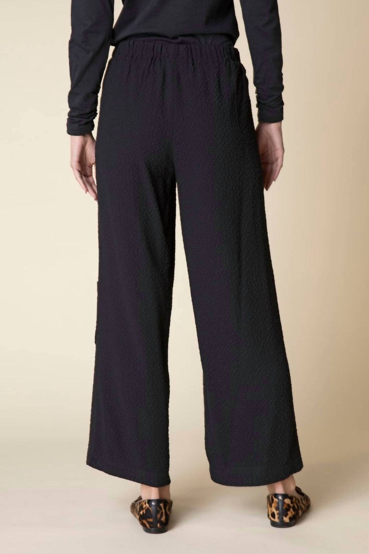 Habitat | Crinkle Crepe Sld Flat Front A