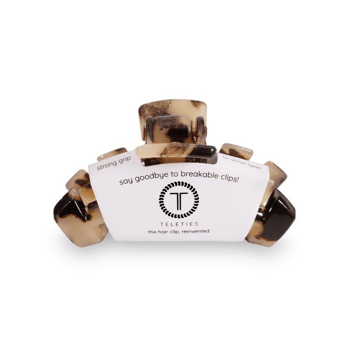 Teleties | Classic Tortoise Small Claw Hair Clip - Evelyne Talman