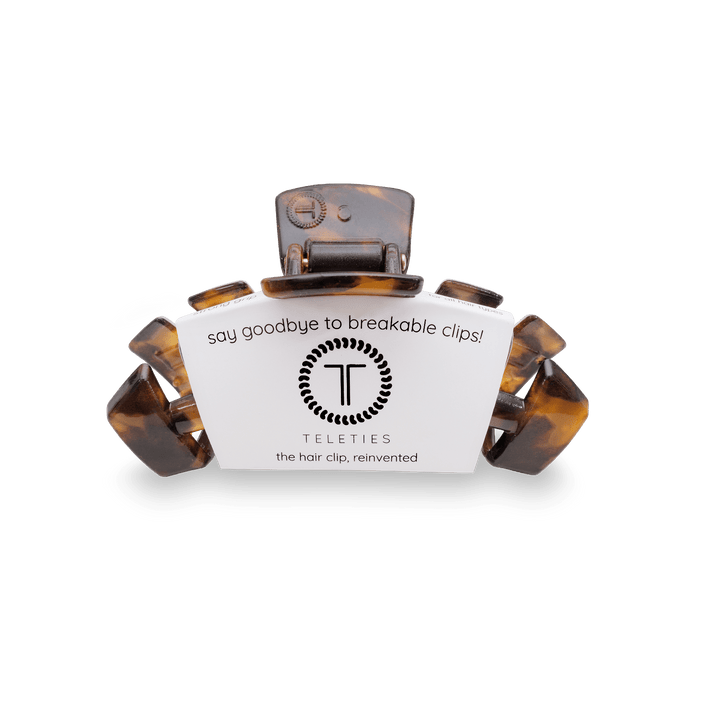 Teleties | Classic Tortoise Small Claw Hair Clip - Evelyne Talman
