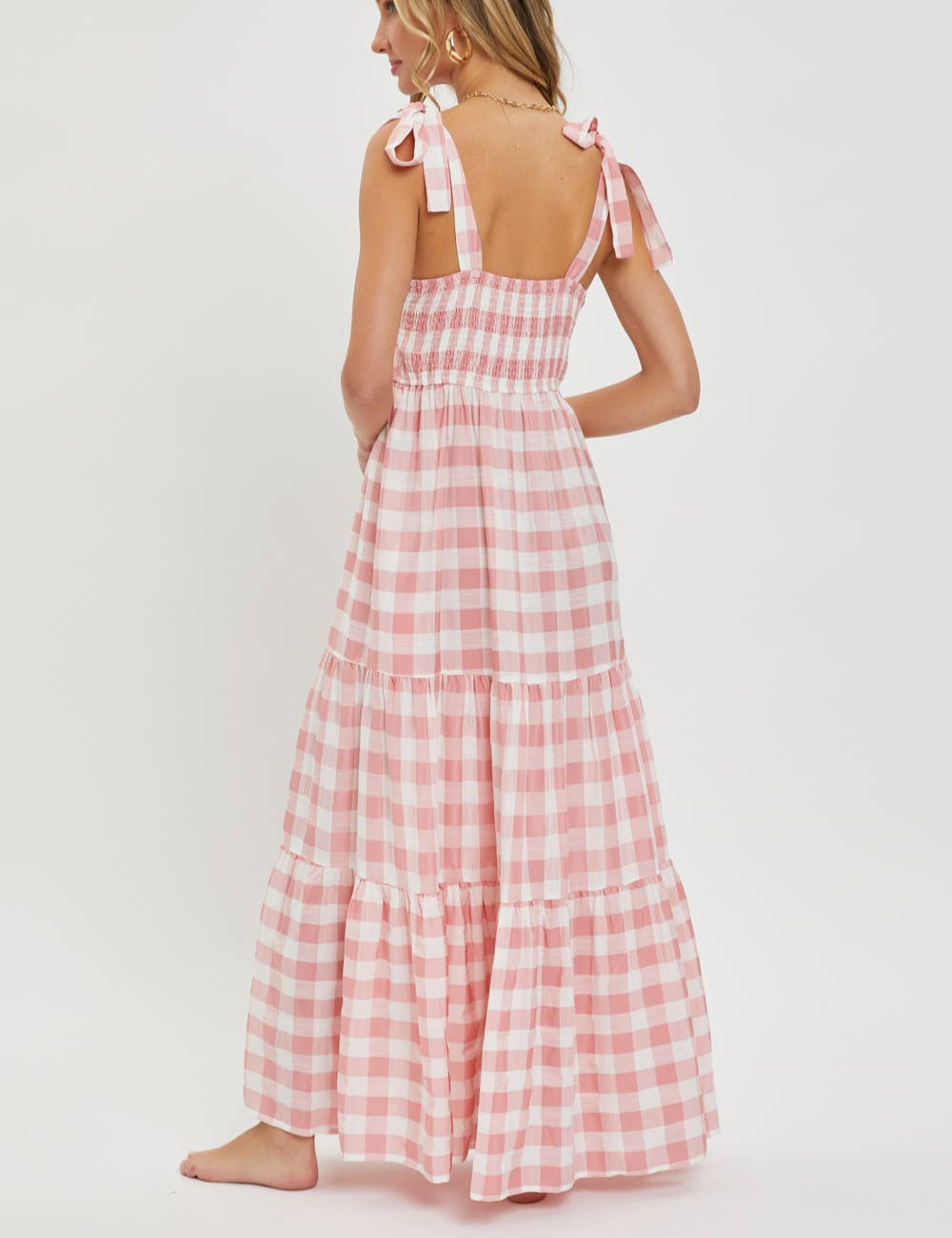 Cloister Collec | Gingham Maxi Dress