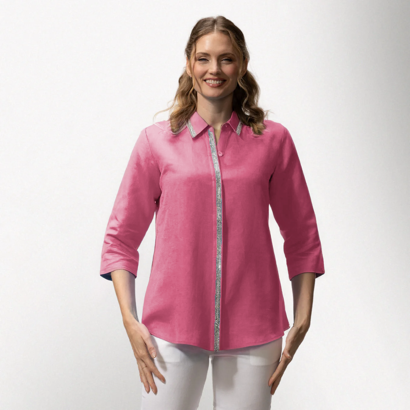 Too Fan | Top with Crystals