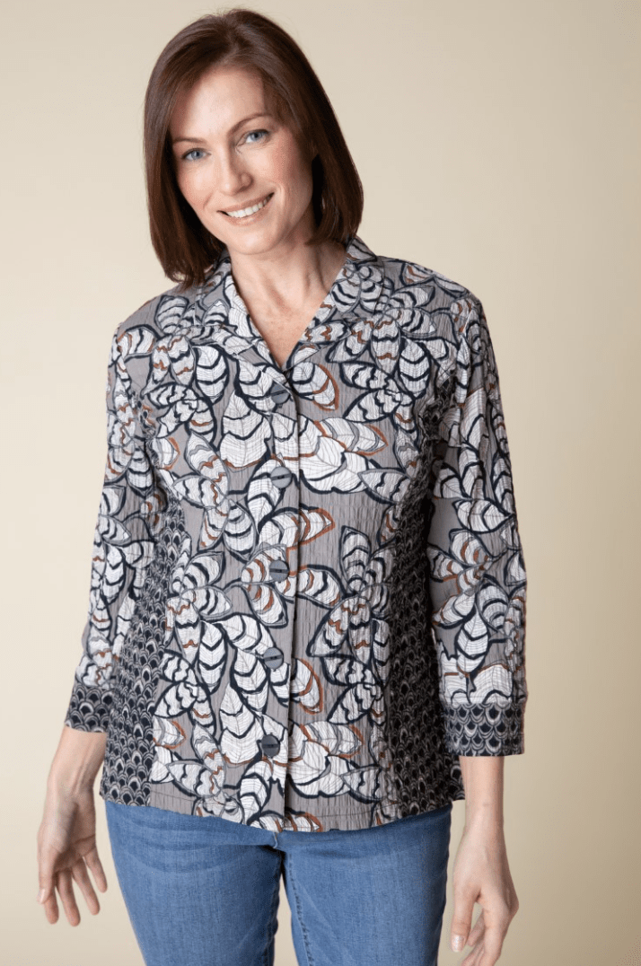 Habitat | Habitat | Rustling Leaves Princess Seam Shirt | Cloister Collection | MISSYSPORTSWEAR