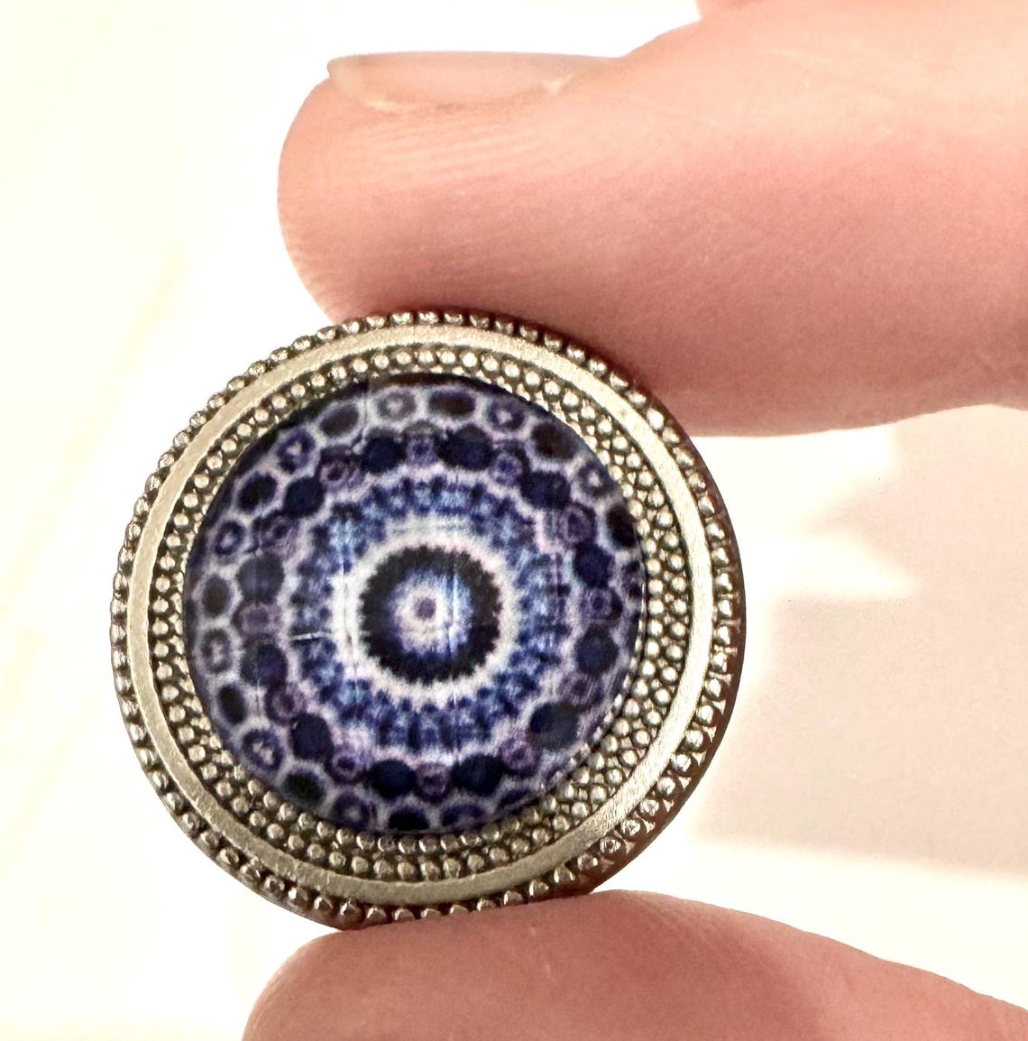 Blue Mandala MagneButton