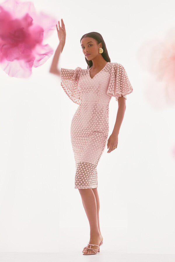 V-Neck Bodycon Lace Dress V-Neck Bodycon Lace Dress