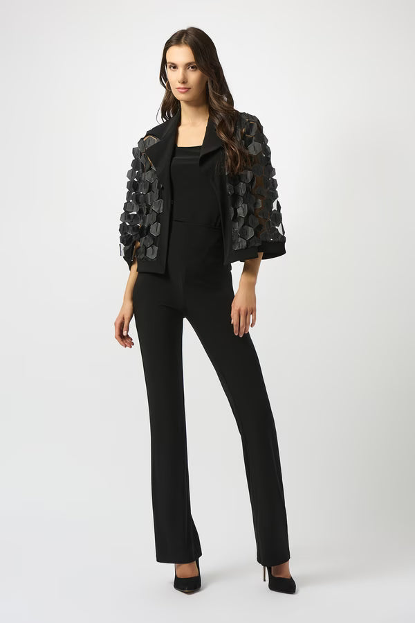 Joseph Ribkoff | Mesh & Knit Trapeze Jacket