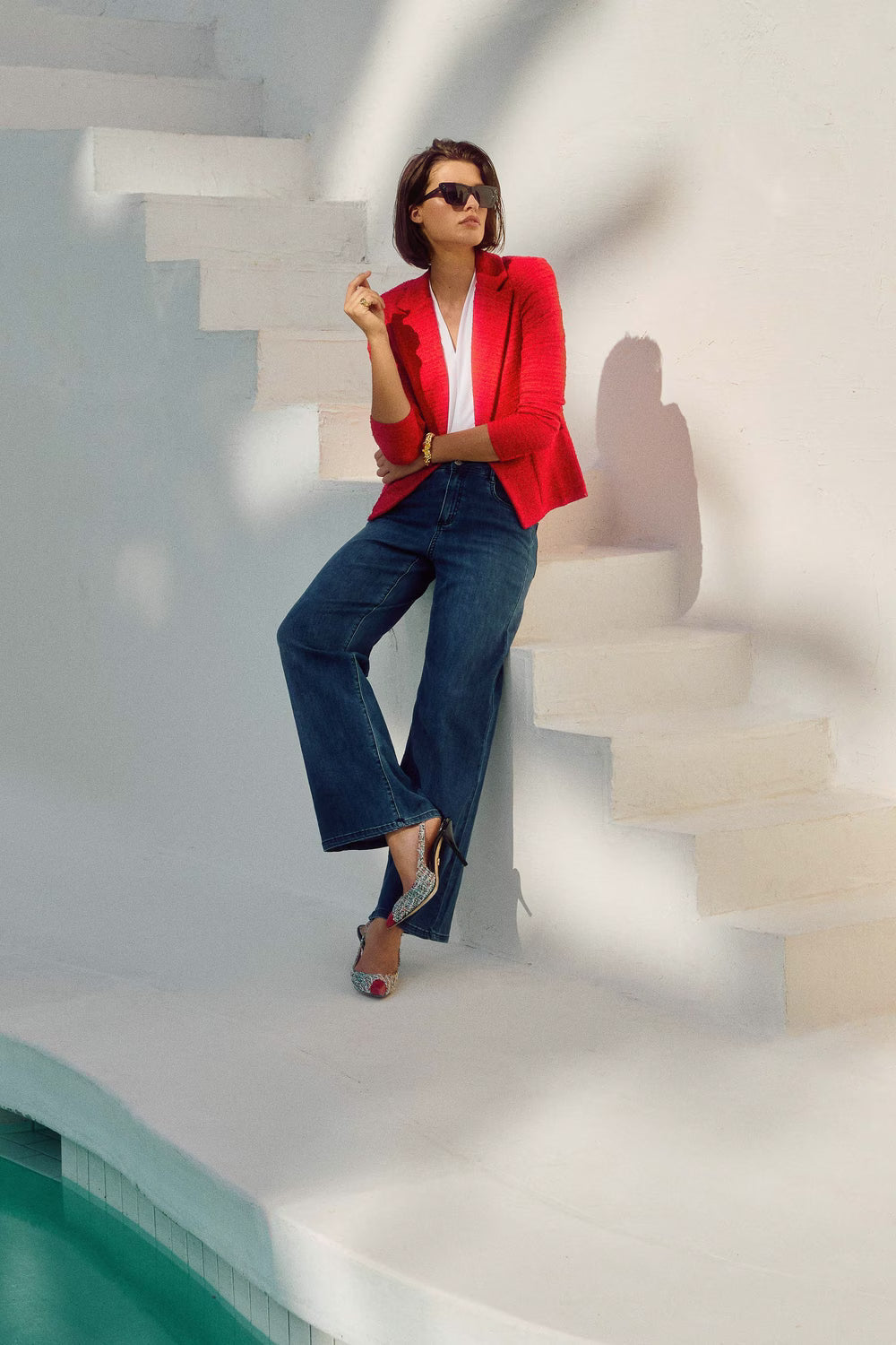 Joseph Ribkoff | Wide Leg Jeans