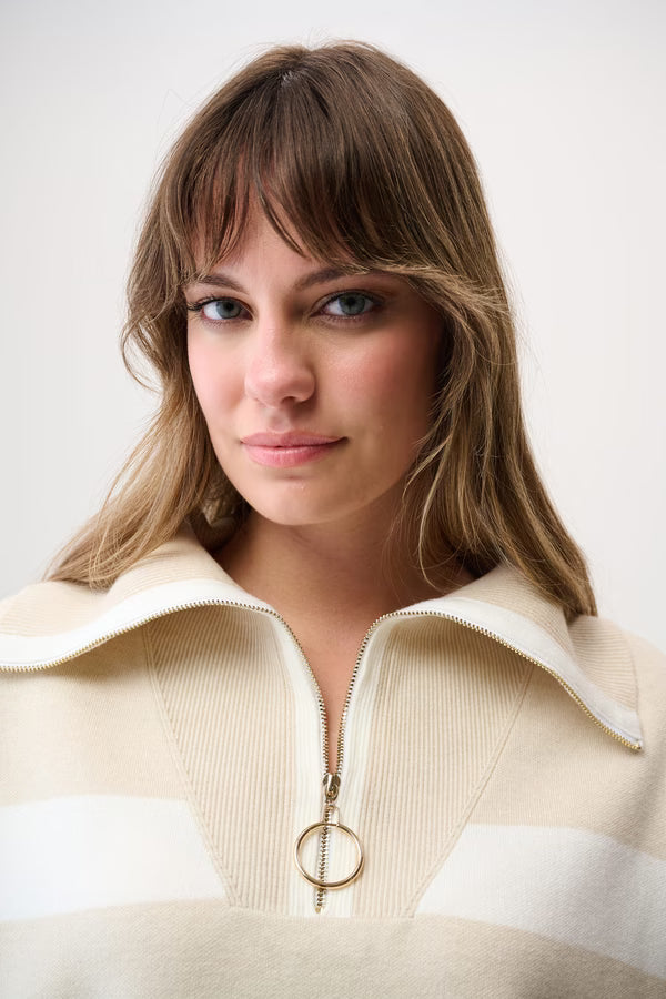 Joseph Ribkoff | Sweater W/zipped Collar